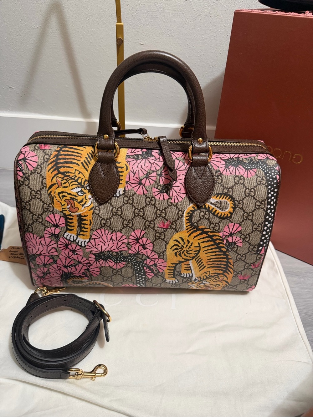 Limited Edition Gucci Supreme Bengal medium monogram BNNB